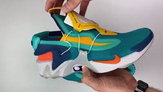 Nike Adapt Huarache ‘hyper jade/total orange’ | UNBOXING & ON FEET | fashion shoes | 2019