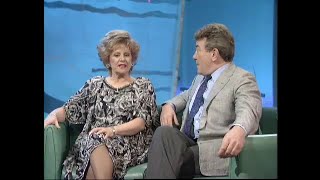 Barbara Knox with Albert Finney on Wogan - 24 April 1992
