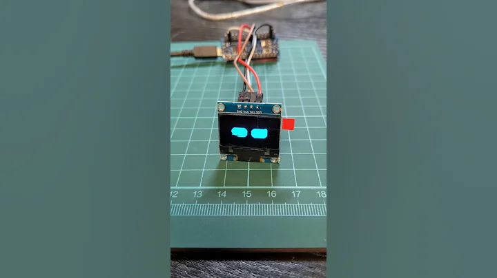 Animated eyes on arduino and oled display