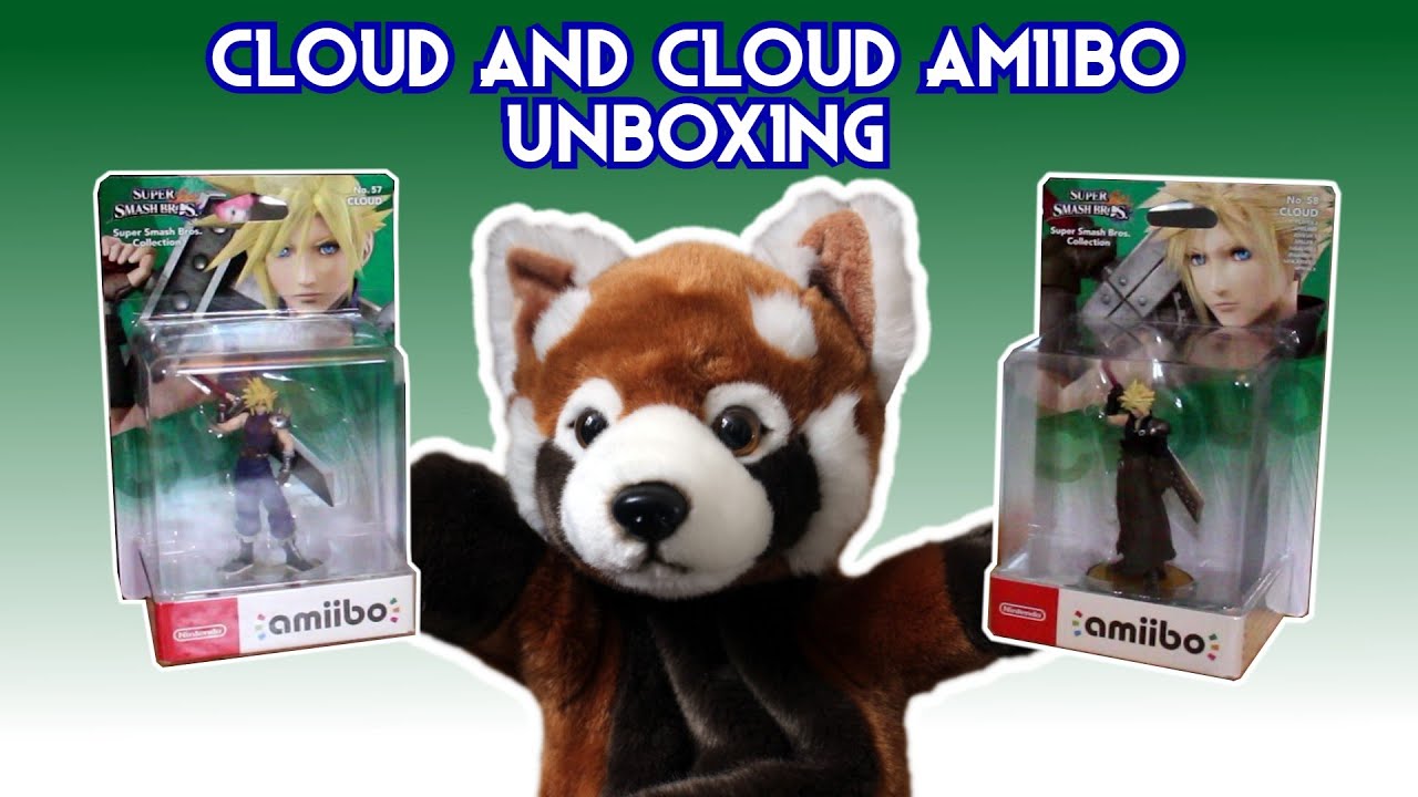 Cloud and Cloud Amiibo Unboxing + Gameplay