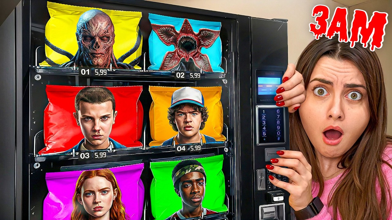 НИКОГДА НЕ ОТКРЫВАЙ ТАИНСТВЕННЫЕ ПАКЕТЫ STRANGER THINGS ИЗ АВТОМАТА В 3 ЧАСА НОЧИ!!