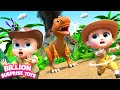 Dinosaurus mengaum petualangan pulau! Dinosaurs roaring island adventure - Kids Playtime Cartoons
