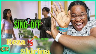 Reza Vs Shirina SING-OFF TIKTOK SONGS PART 16 (What It Is, If We Ever Broke Up, Lonelines) REACTION