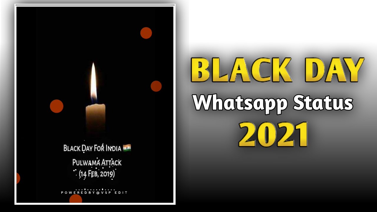 Black Day Whatsapp Status 2021 | 14Feb 2021 Whatsapp Status. - YouTube