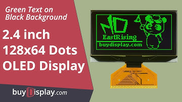 2.4 inch 128x64 Green OLED Display Touch Screen,I2C,Serial SPI,SSD1305