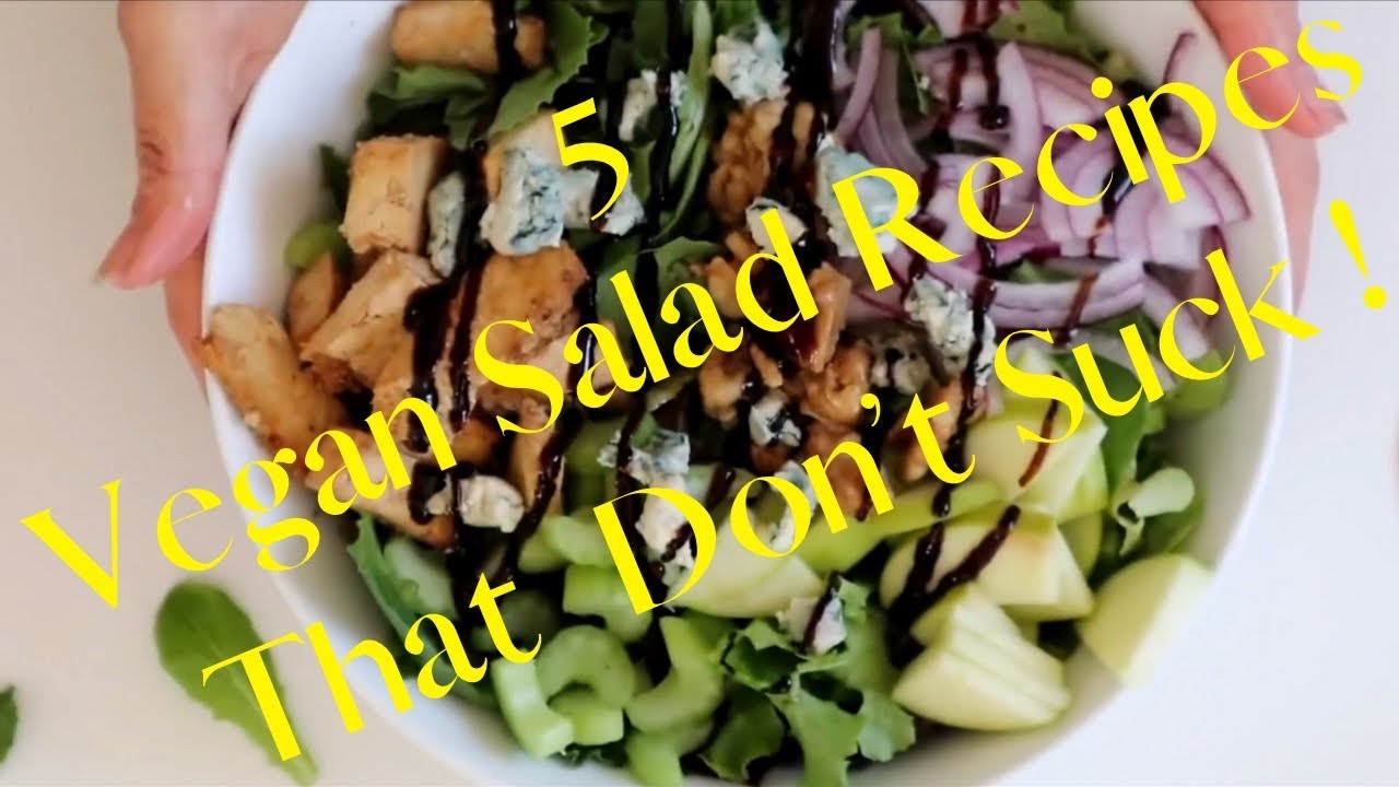Vegan Salad Recipes That Don’t Suck ! STEALTH HEALTH VIDEO COOKBOOK
