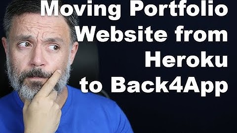 Moving Portfolio Website from Heroku