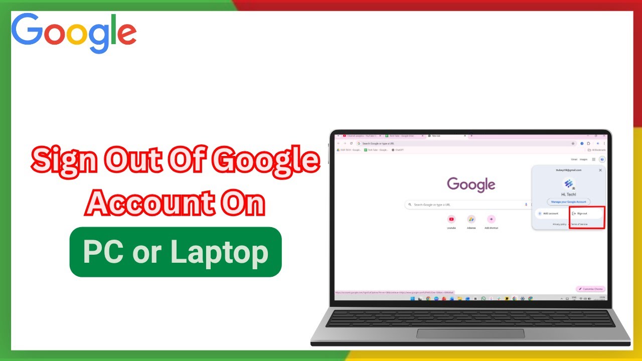 How to Sign Out of Google Chrome (PC Step-by-Step Guide) - YouTube