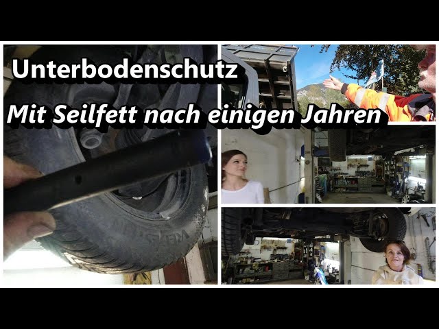 Unterbodenschutz mit Seilfett nach einigen Jahren 