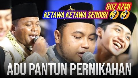 GUZ AZMI KETAWA NGAKAK GARA GARA ADU PANTUN SAMA MANTEN || HM MEDIA