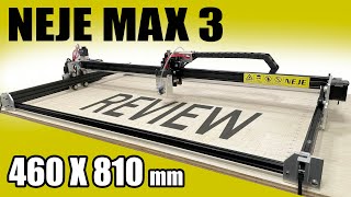 NEJE Max 3 Review | A40640 Laser Module | Diode Laser Engraving and Cutting | Massive Work Area