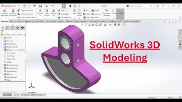 SolidWorks Full 3D Modeling Tutorial | SolidWorks Advanced Modeling