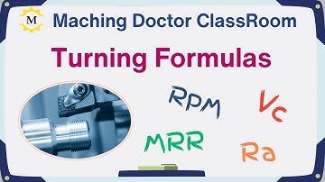 Basic Turning Formulas - Machining Doctor