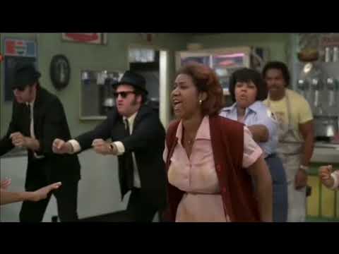 THINK. Aretha Franklin. The Blues Brothers. Matt Murphy. Lou Marini. John Belushi. Dan Aykroyd