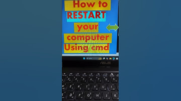 Quick Way To restart your PC using cmd!#windows #cmd #shorts #linuxsystem