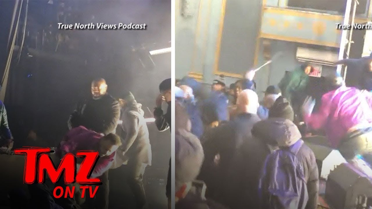 Chaos Erupts At Pusha T Concert In Drake Hometown | TMZ TV