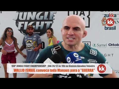 🎥 WALLID ISMAIL convoca toda Manaus para 100º JUNGLE FIGHT (28/12)