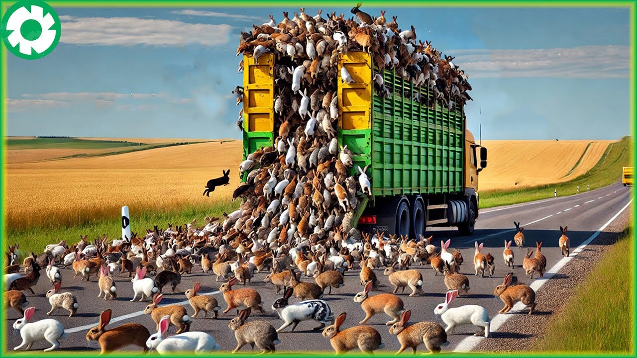 Transporting Millions of Rabbits This Way - The Biggest Heavy Machinery ...
