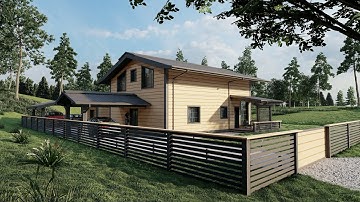 Визуализация экстерьера (Загородный дом)