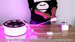 COBA! Lampu RGB Selang Tipis Listrik. Trik Mudah Cara Pasang, Pakai&gunakan. 
