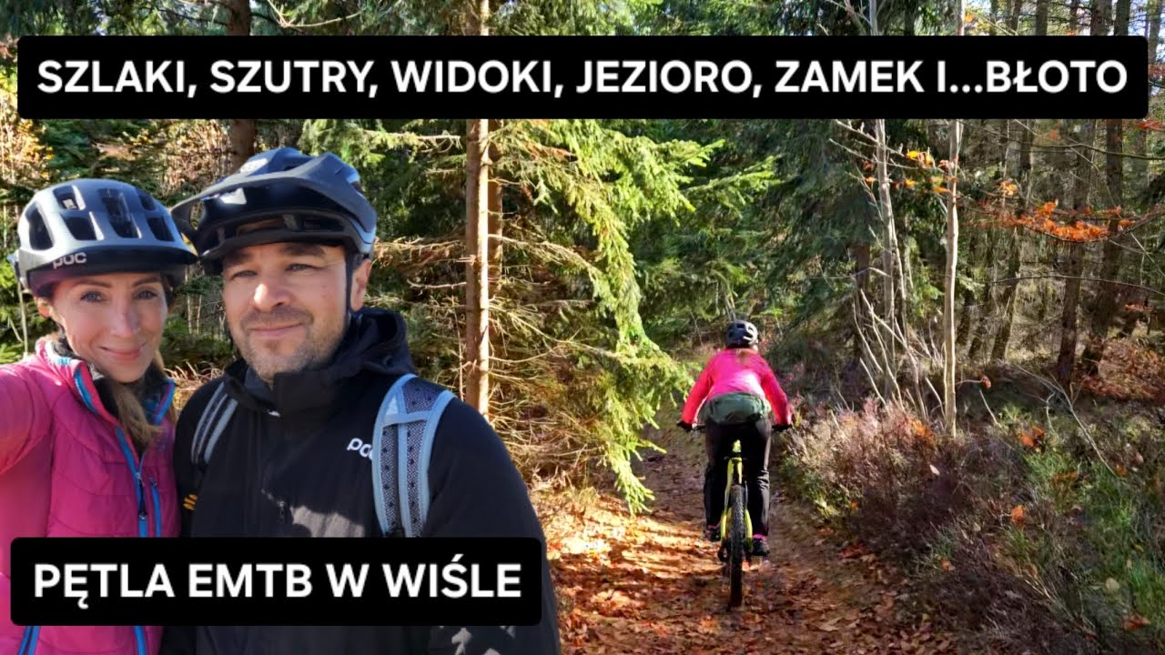 Pętla emtb Wisła Kubalonka Czarne Beskidy góry rower elektryczny ebike trip mtb trasa wyprawa vlog