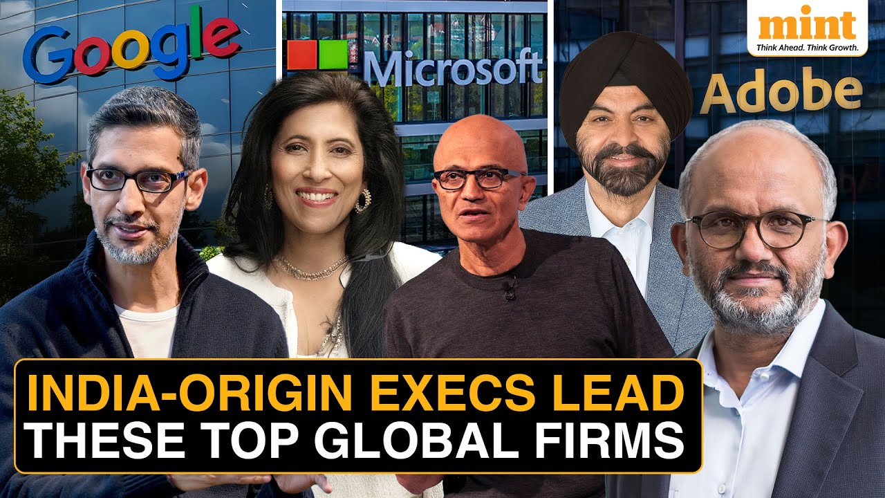From Sundar Pichai to Satya Nadella: India-Origin CEOs Who Lead the World’s  Biggest Companies