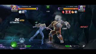 Dazzler vs node 7 korg(masters war)
