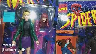 Retro Gwen Stacy & Peter Parker Hasbro Marvel Legends Unboxing Collection Figure