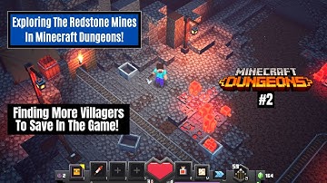 Exploring The Redstone Mines | Minecraft Dungeons | (#2)