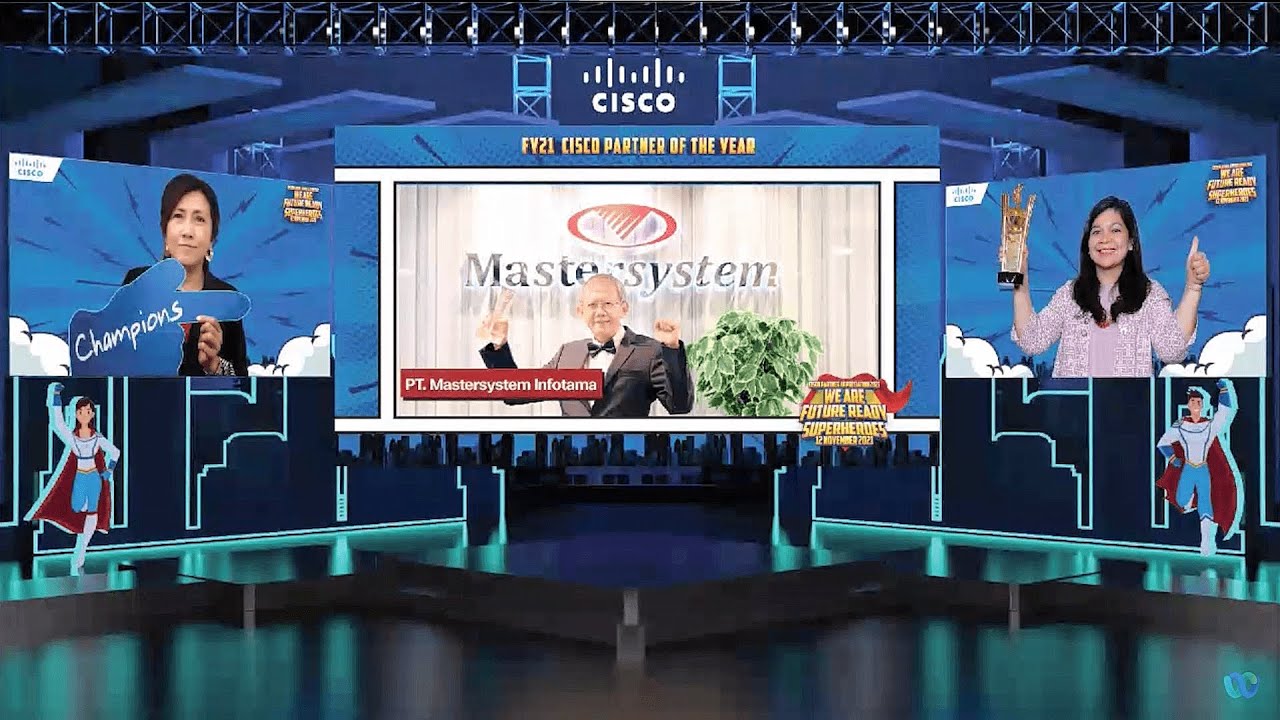Lagi! Mastersystem meraih 11 penghargaan di Cisco Partner Appreciation 2021