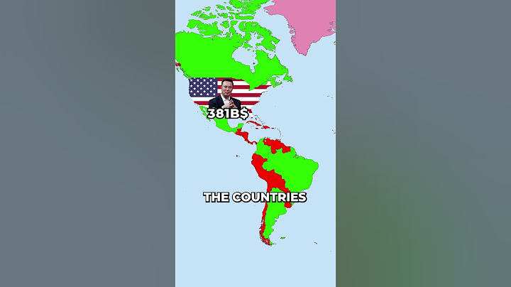 Elon Musk is Richer Than 77% of the WORLD! #geography #maps #usa #elonmusk