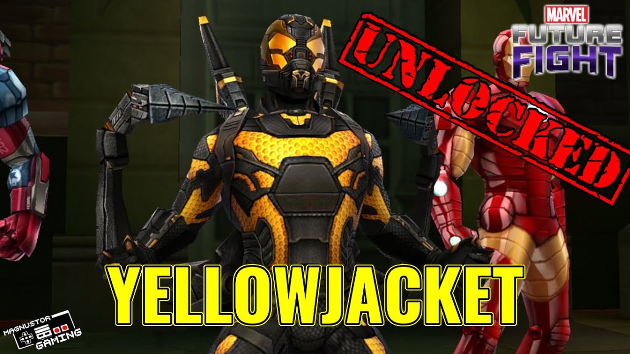 MARVEL Future Fight YellowJacket Biometrics Unlocked + Alliance