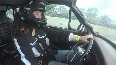 Addie Ross and her '63 Ford Falcon