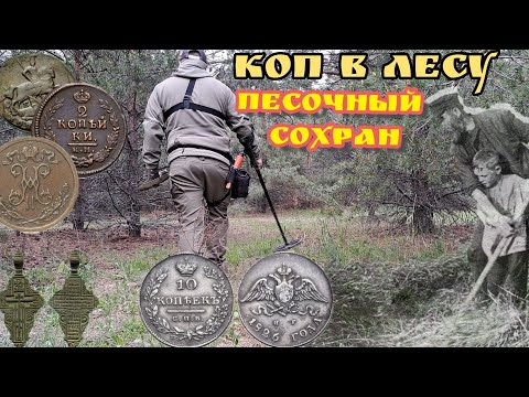 Видео: Нашли лес полный монет Такого копа у меня небыло ИМПЕРСКОЕ СЕРЕБРО!!! XP ORX Откуда их столько здесь