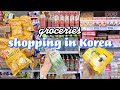 shopping in korea vlog 🇰🇷 supermarket food with prices! 🍙 making kimbap, snacks &amp; more