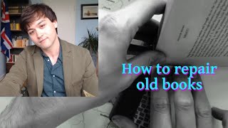 How to repair old books (Scotch® Book Tape)