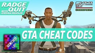 GTA SAN ANDREAS CHEAT CODES | Radge Quit screenshot 4