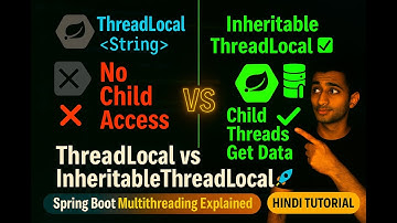 ThreadLocal vs InheritableThreadLocal in Spring Boot 🌿 | Multithreading Deep Dive 🔥