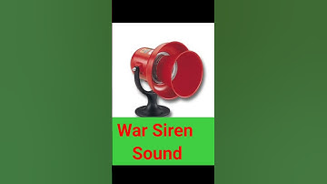 Thumbnail of War Siren Sound ।।  Emergency War Sound ।।