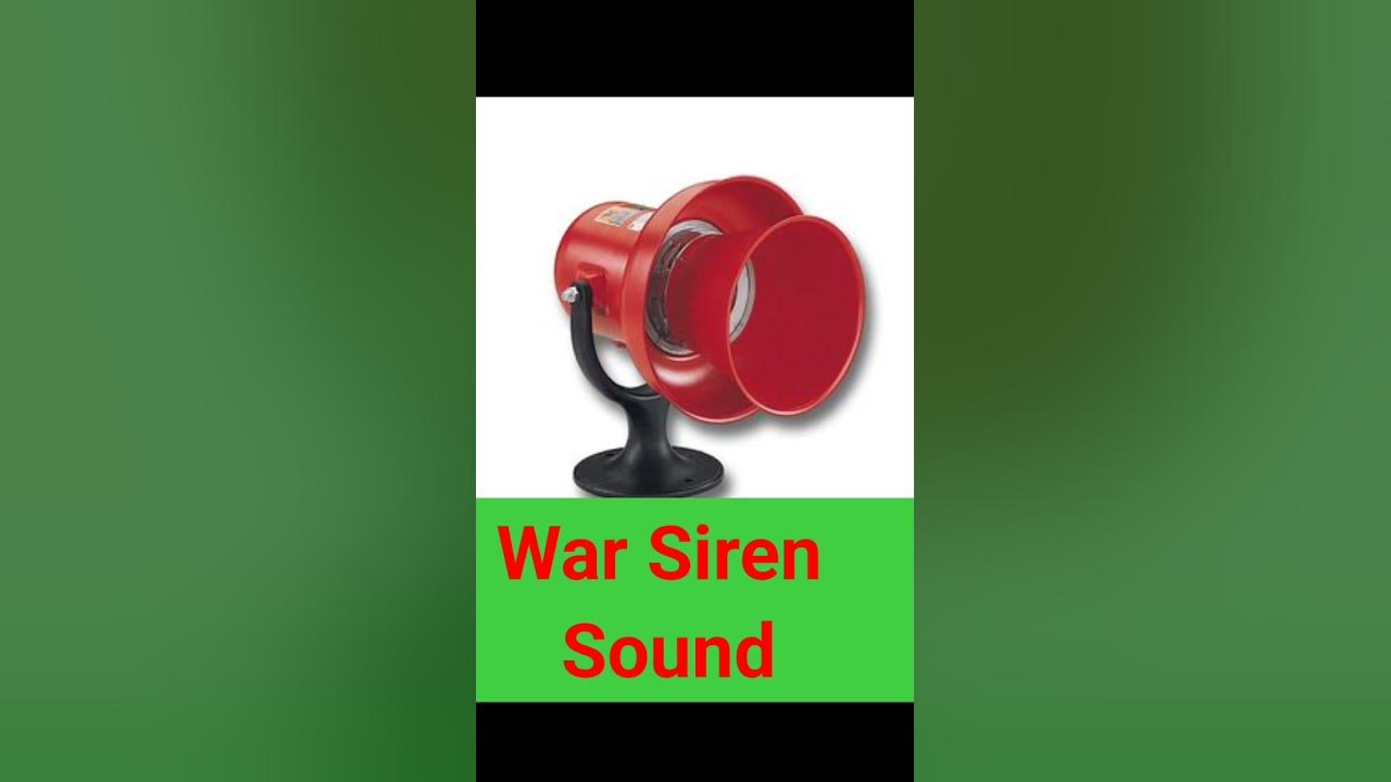 War Siren Sound ।।  Emergency War Sound ।।