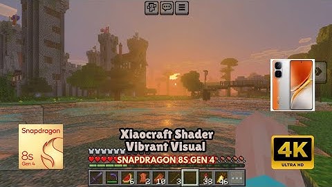 Snapdragon 8s Gen 4 Minecraft Bedrock Xiaocraft Shader Ultra Smooth iQOO Neo 10