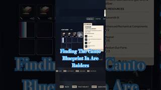 Finding The Canto Blueprint |  #arcraiders #blueprint #bluegate #hurricane