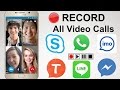 How to Record Video call on IMO, Skype, Whatsapp, Facebook on Mobile