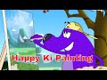 Happy Ki Painting Ep - 44 - Pyaar Mohabbat Happy Lucky - Funny Hindi Cartoon Show - Zee Kids