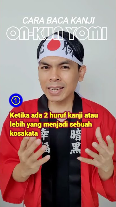 Cara Baca Kanji : Onyomi & Kunyomi #shorts