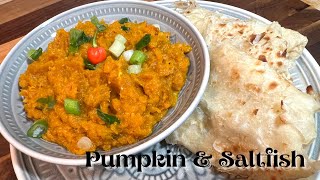 Pumpkin and Saltfish Recipe || Guyanese Pumpkin Episode 444