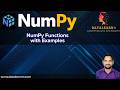 Day 02 | NumPy Functions Explained | Important NumPy Functions with Examples | Python NumPy Tutorial