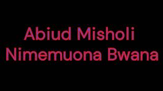 Abiudi Misholi Nimemuona Bwana Official Video