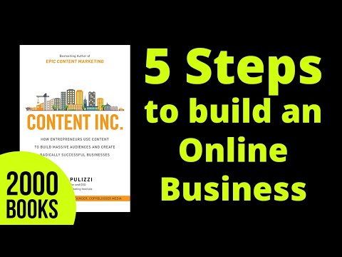 6 Steps to build an Online Business | Book: Content Inc. by Joe Pulizzi