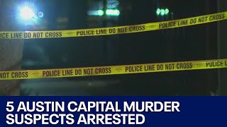 Austin crime: 5 suspects arrested for capital murder | FOX 7 Austin
